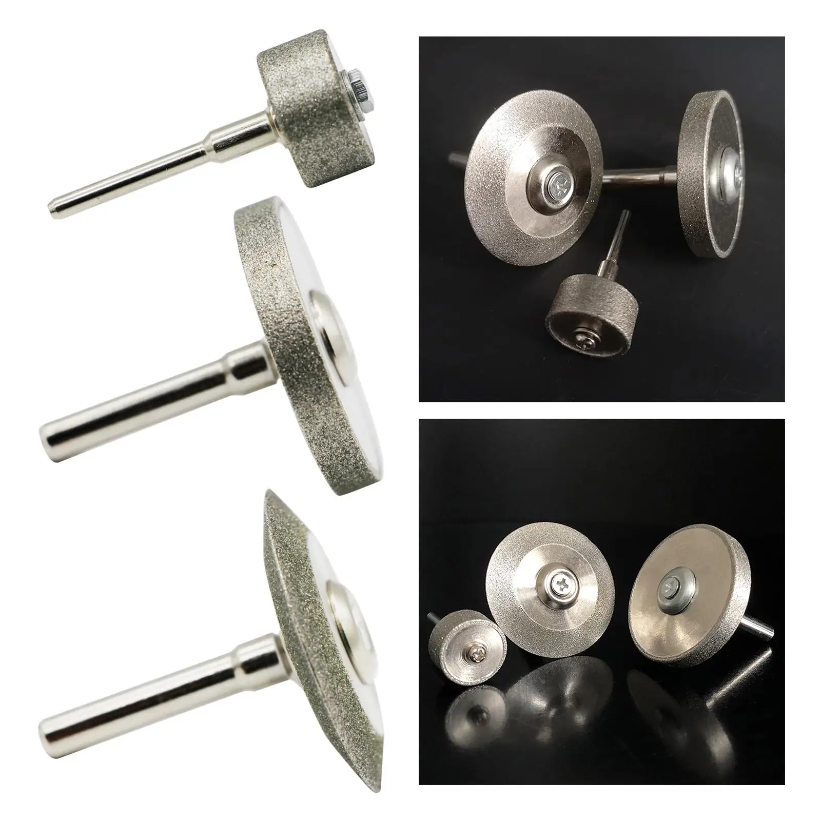 Diamond Grinding Wheel Portable High Hardness Drill Bit for Jade Precious Stones Cemented Carbide Tungsten Steel Polishing abrasive wheel,grinding wheel