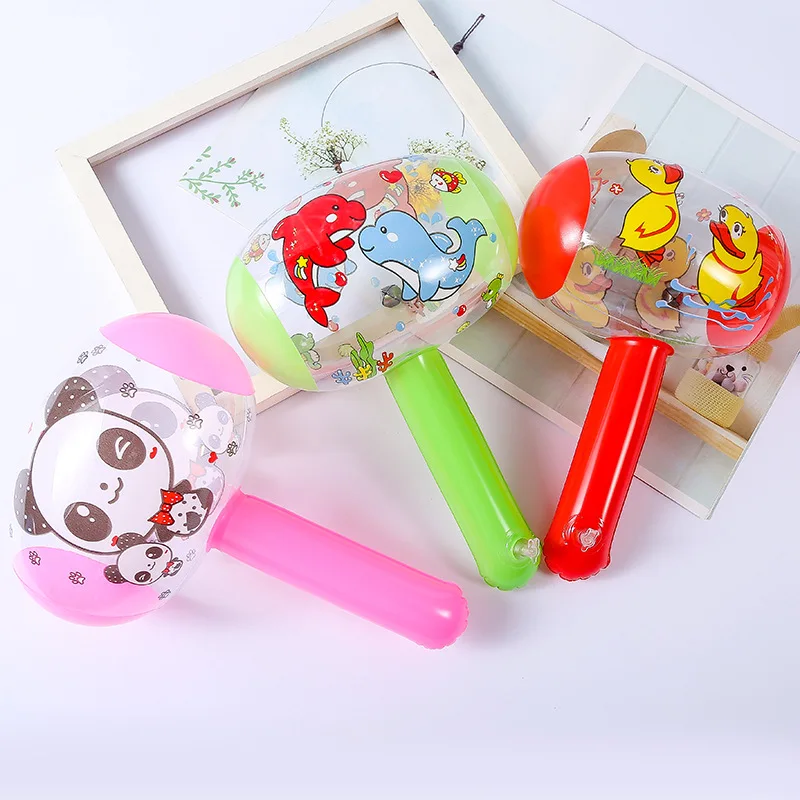 

Baby Toys Inflatable small hammer with Bell Air Hammer Bath Toy Swimming Pool Toys Baby Kids Toy Stick Party Supplies