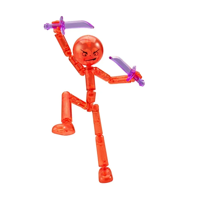 Giocattoli di assemblaggio di modelli tridimensionali Decorazione di burattini multi-articolabili Action Figures Giochi di regali anime - immagine 6