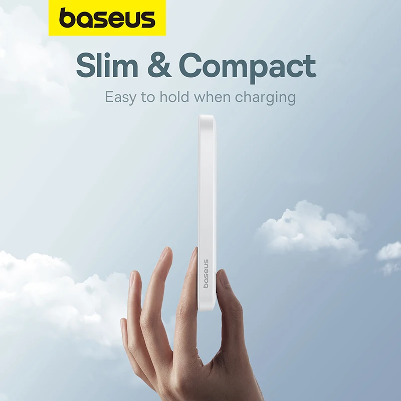 Baseus Magnetic Power Bank Wireless External Battery For Magsafe Powerbank Portable Charger For iphone 15 14 13 12 Mini Pro Max 3