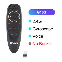VONTAR Voice - Activated Wireless Air Mouse with Gyroscope and IR Learning (G10S Voice RC)