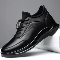 New Men Shoes Casual Sneakers Genuine Leather Shoes Men's Spring Autumn Lightweight Soft Sole Anti slip Daily Life Walking Shoes 1