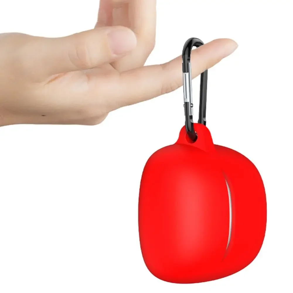 Silicone Shockproof Anti-Drop Earphone Case with Hook Protector