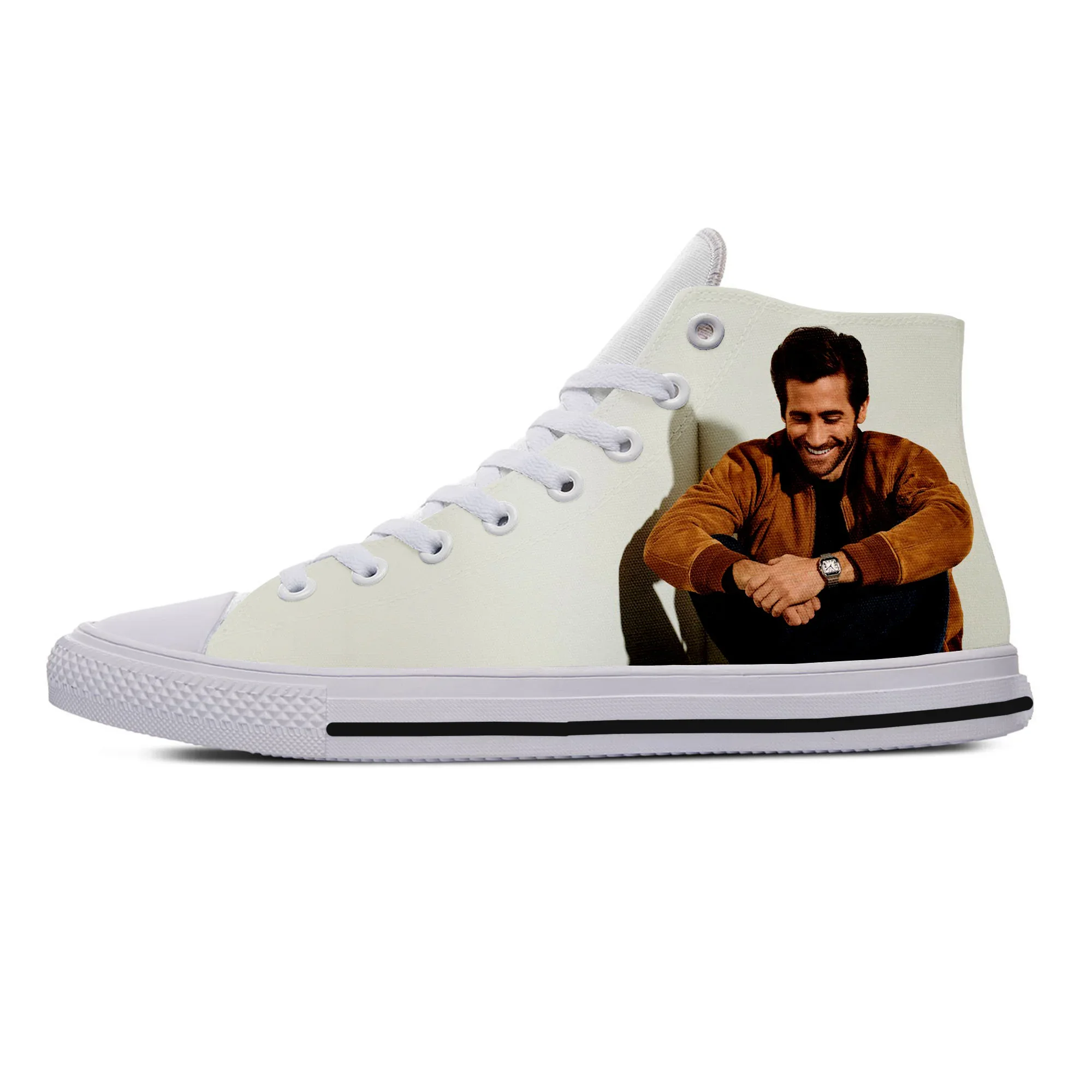 Hot Cool Fashion Jake Gyllenhaal High Sneakers Men Women High Quality Handiness Casual Shoes High Help Classic Board Shoes
