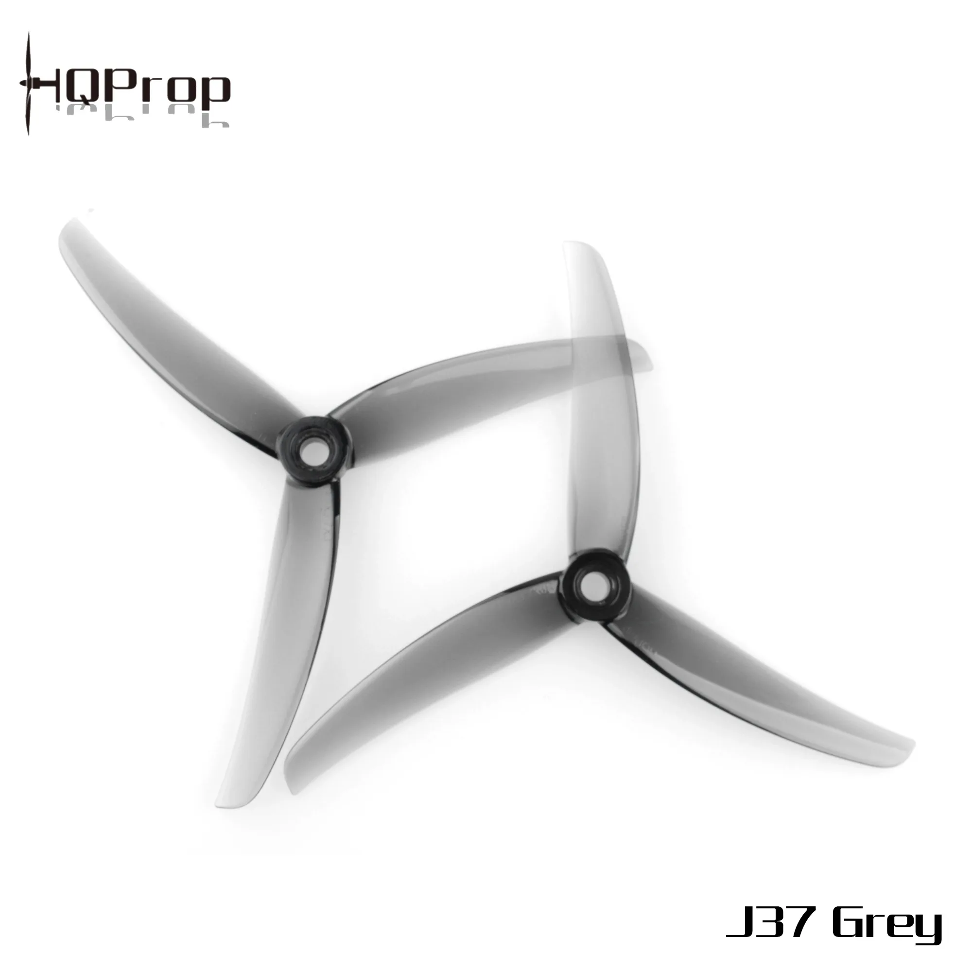 

2 Pairs Hq Juicy Prop J37 Poly Carbonate 4.9inch Propeller 3.7pitch 3 Blade Three-blade With 5mm Shaft Prop For Fpv Rc Racing