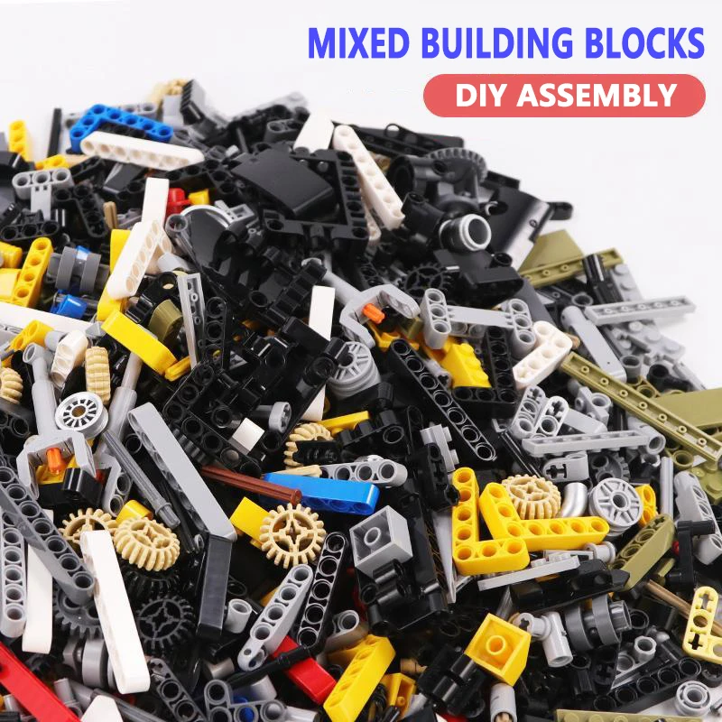 

Pieces Building Blocks City DIY Creative Bricks Toys Bulk Random Model Parts Pack Figures Educational Kids Toys Childrens Gifts