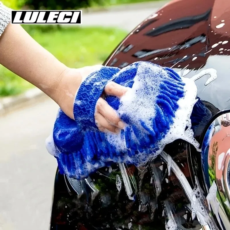 

LULECI, 1 шт., чистящее полотенце из микрофибры для автомобиля