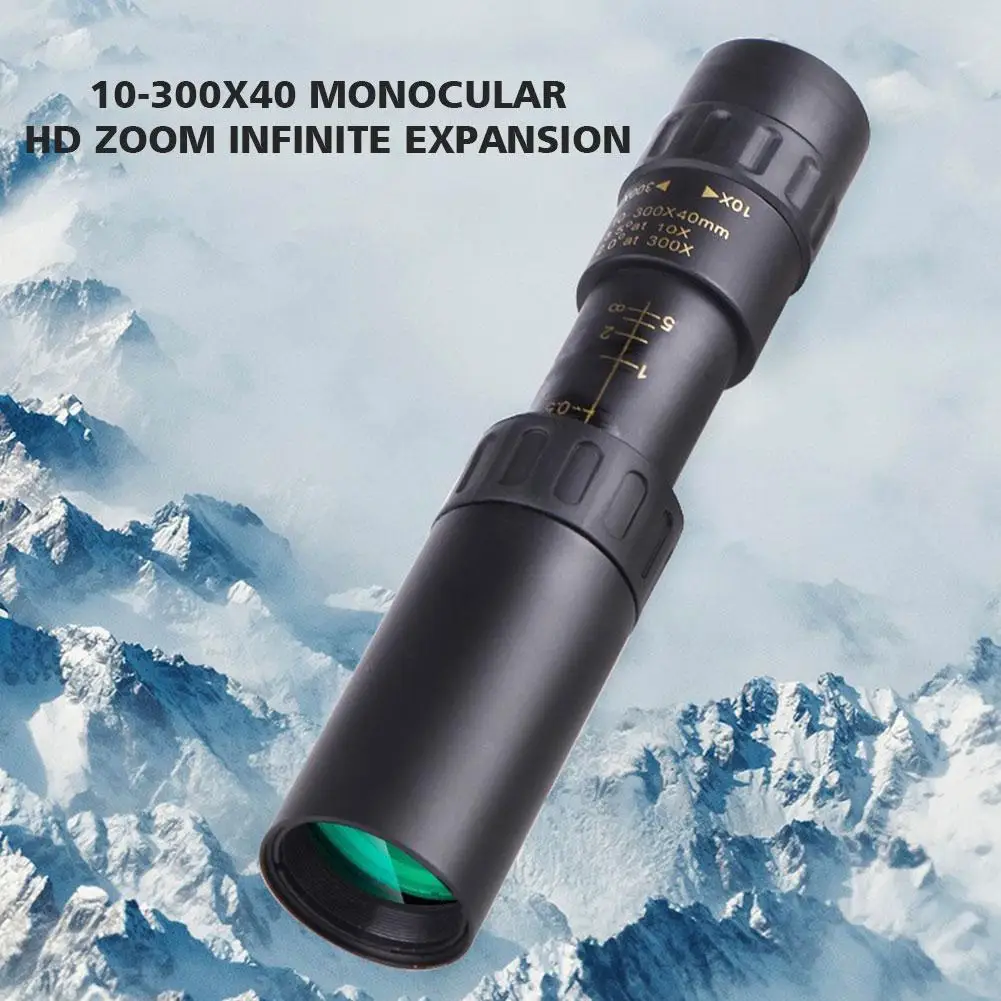 10-300X Zoom HD Portable Strong Binoculars Long Range Professional Spyglass Monocular Telescope Low Night Vision for Huntin N9L1 3