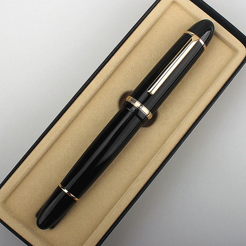 jinhao x159 fountain pen black acrylic big size fine 0 5mm nibs school office student writing gifts pens Jinhao X159 Fine Nib Fountain Pen, Black Acrylic Big Size Writing Pen