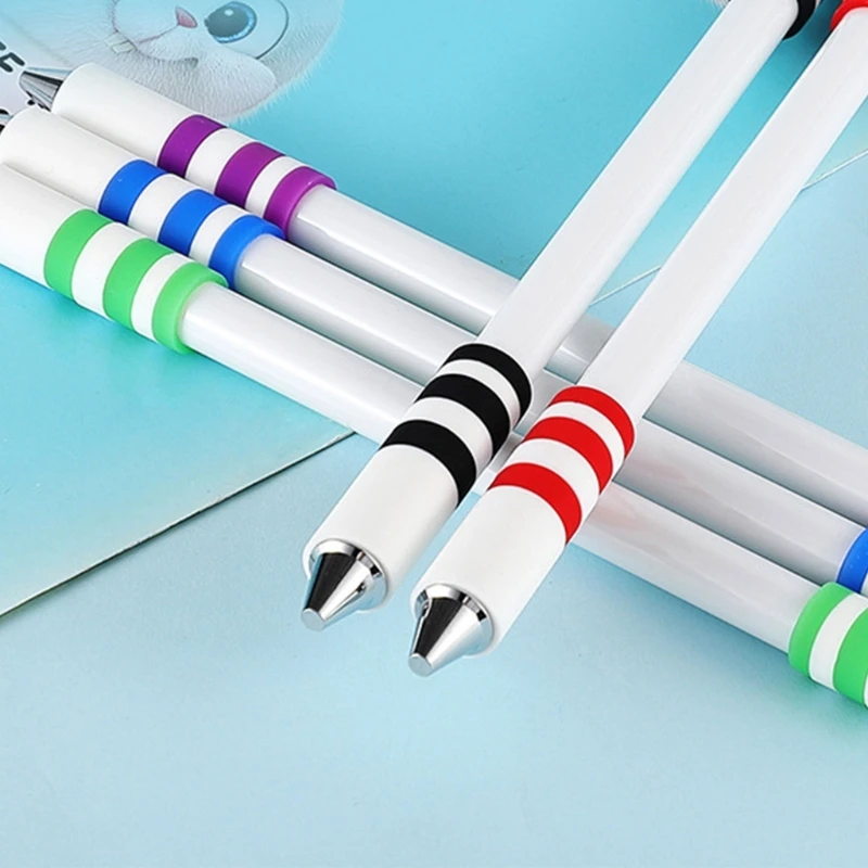thumbnail image 2 of Outus 2 Pieces Spinning Pen Rolling Finger Rotating Pen Gaming Trick Pen Mod With Tutorial No Pen Refill Stress Releasing Brain Training Toys For Kids 2 of 13