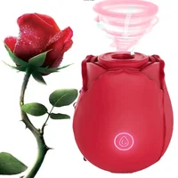 Leistungsstarke Zunge Lecken Vibrator Frauen Saugen Klitoris Stimulator Massage Weibliche Oral Nippel Vibrierende Rose Sex Spielzeug Erwachsene 2