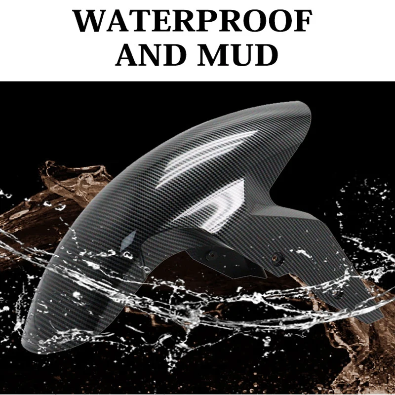 For BMW S1000RR S1000R HP4 2009- Motorcycle ABS Carbon Fiber Front Fender Mud Splash Guard S1000 RR 2013 2014 2015