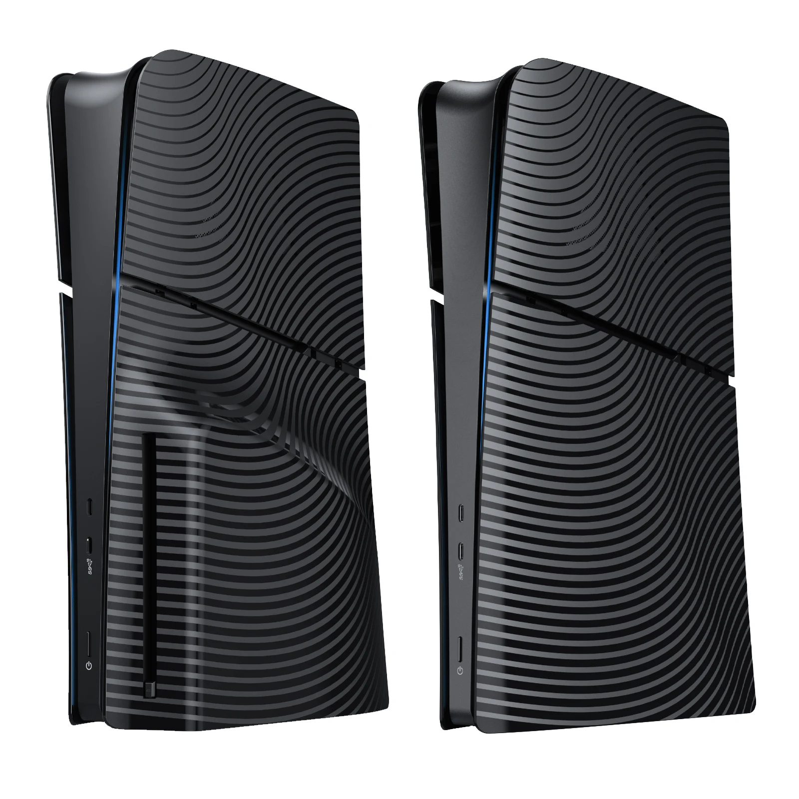 Capa Protetora Premium HONCAM em ABS Anti-Risco para PS5 Slim Edição Digital/Com Disco
