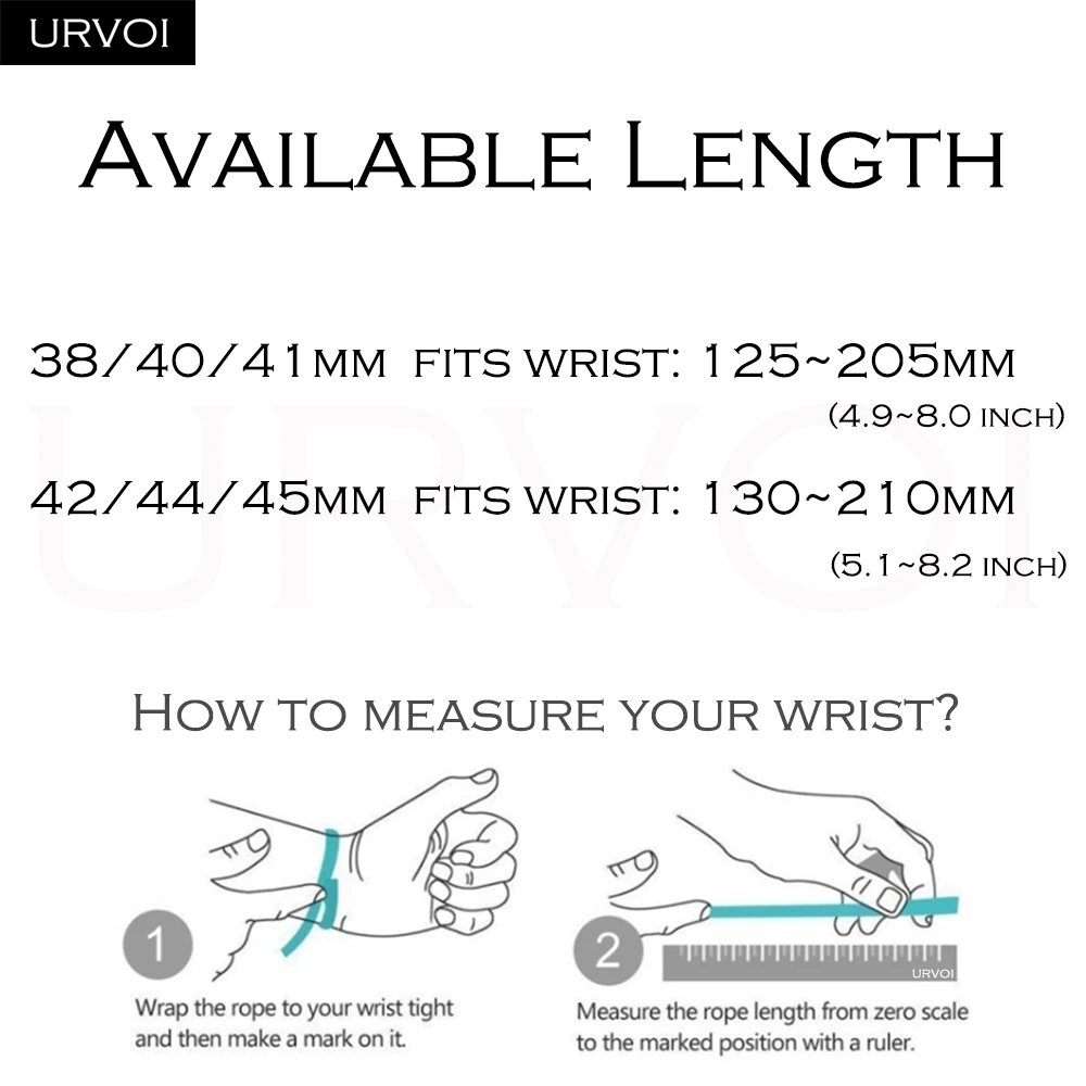 URVOI  ġ   Ʈ, Ʈ ø 9 8 7 6SE , ̿ġ 41 45mm Ʈ ո  Ŭ  Ƽġ
