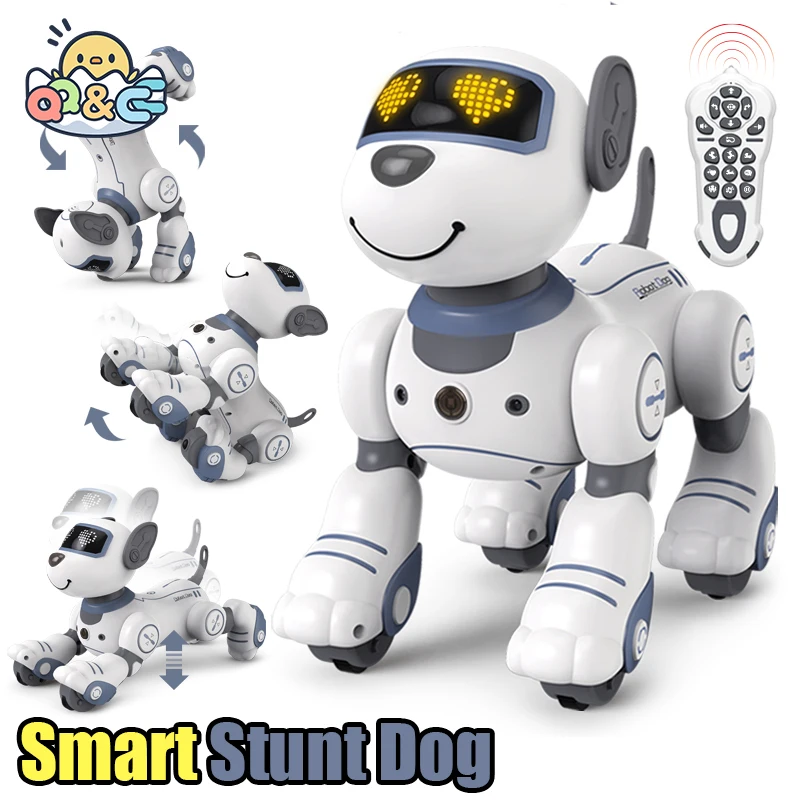Funny Smart Machine Electronic Dog Robot Dogs Stunt Puppy Voice Command Programmable Touch-sense Music Song Toys for Kids Gifts 2