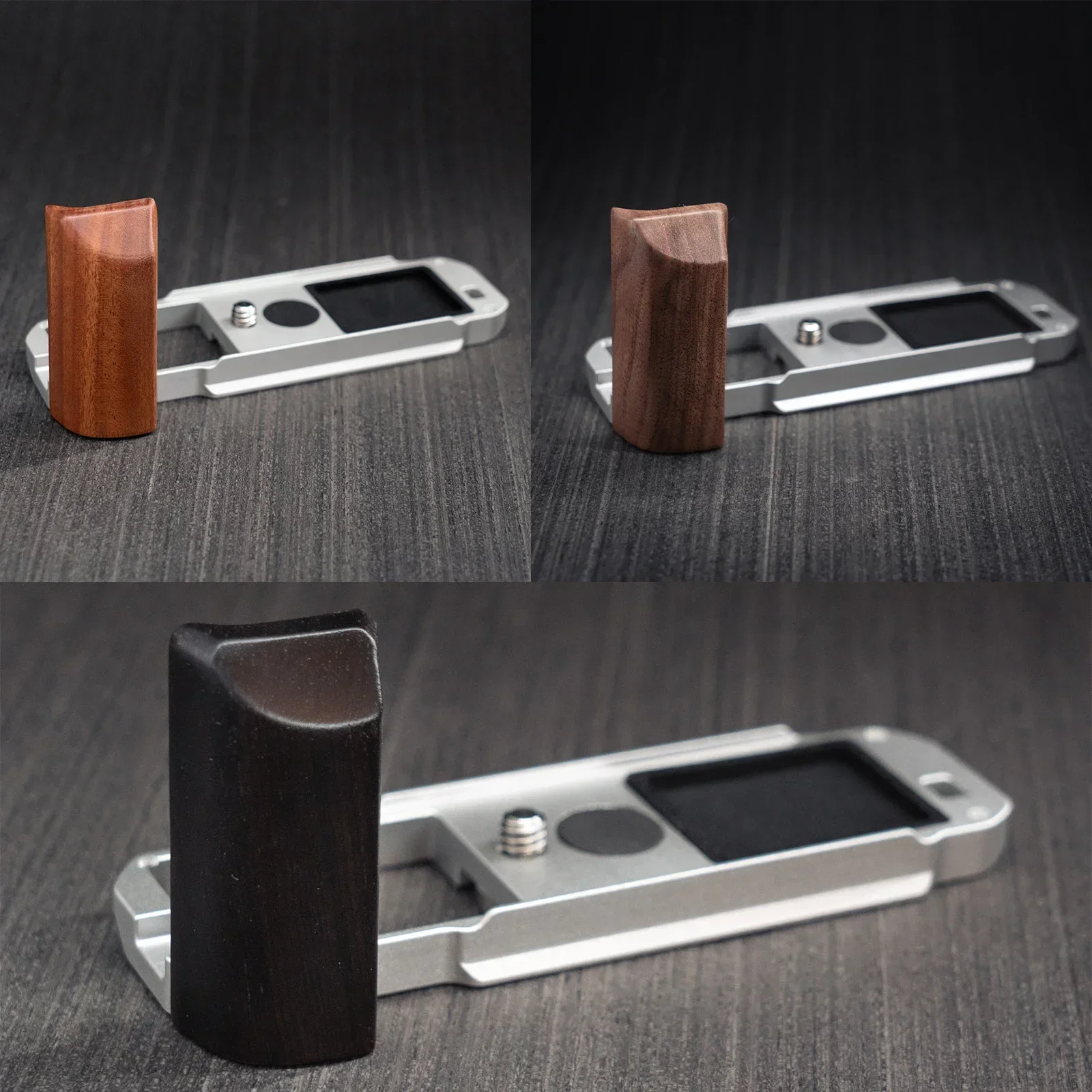 Camera Wood Hand Grip Handle Aluminum Alloy Base For Fuji Fujifilm XE4 X-E4 camera accessories