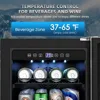 15 Inch Outdoor Beverage Fridge, Stainless Steel Beverage Cooler Under Counter Beer Fridge, Indoor/Outdoor Beverage Refrigerator 3