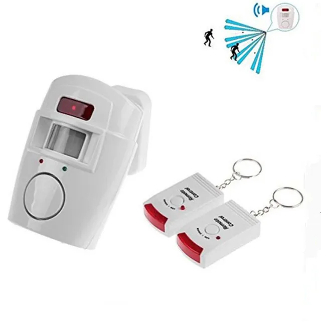 Wireless Motion Sensor Alarm Security Detector Indoor Outdoor Alert Systeem Met Afstandsbediening Voor Thuis Garage 2