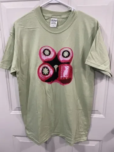 Hot Chili Peppers Maglietta Vintage Da Uomo Medio Verde Rosso Maniche Lunghe O Corte