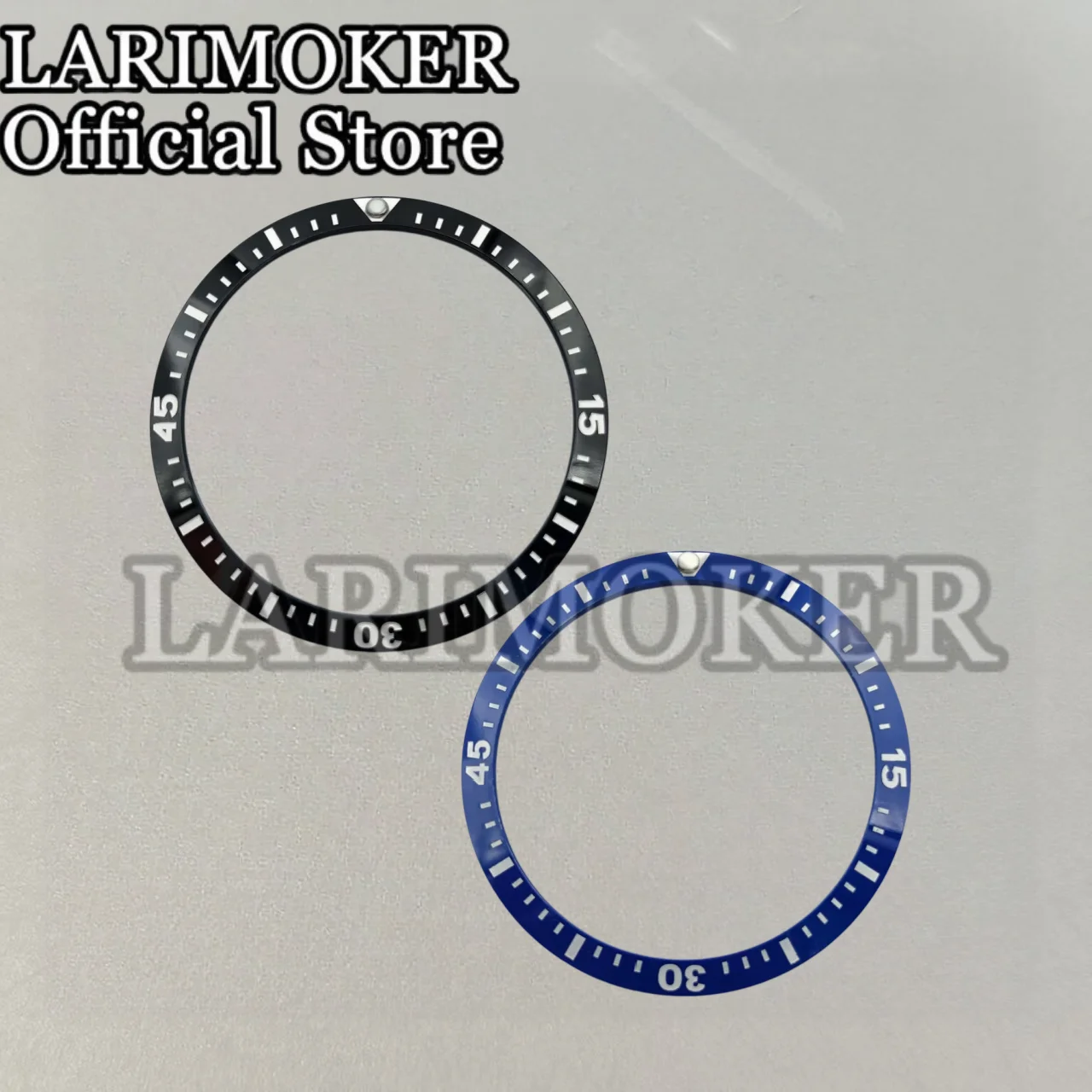 LARIMOKER 41 mm robuste Keramik-Uhrenlünette, professioneller Ersatzring für 44 mm Uhrengehäuse