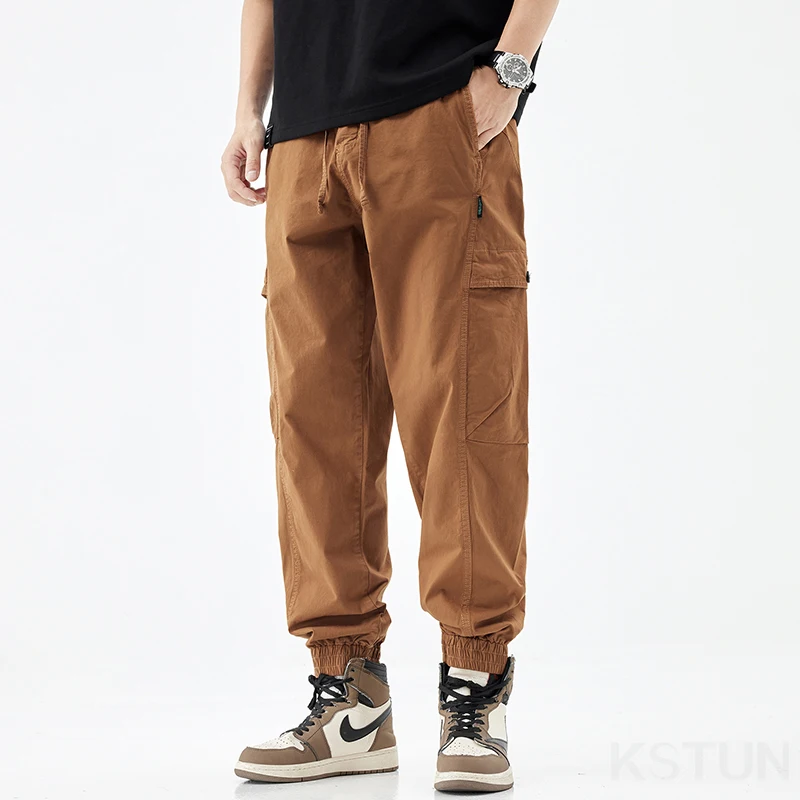 Quality Men Joggers Pants Harem Loose Cargo Pants Casual Sweatpants