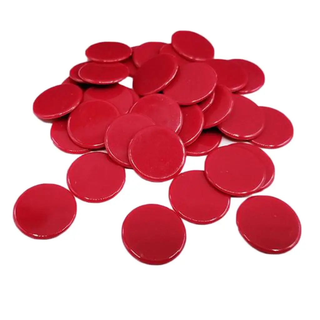 Math Bingo Chips 100Pcs Bingo Chips Counting Learning Counters Gaming Tokens
