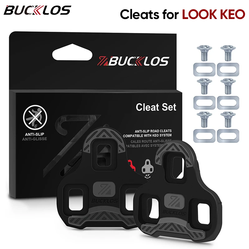 BUCKLOS Bicycle Cleats for LOOK KEO Road Bike Pedal Cleats