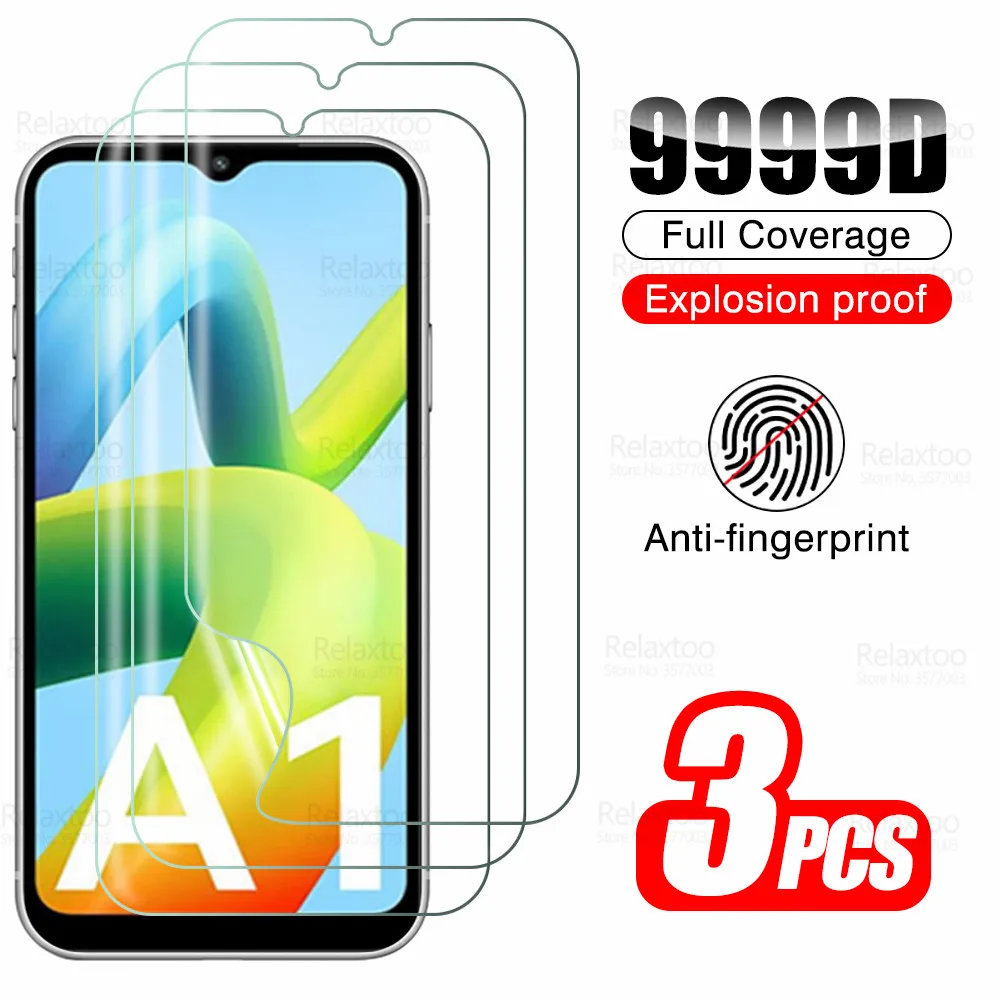 

3 шт., изогнутая Гидрогелевая пленка для Redmi A1, A2, Защита экрана для Xiaomi RedmiA1 Plus, A2Plus, 4G, Redmy A 1, мягкие пленки, не стекло