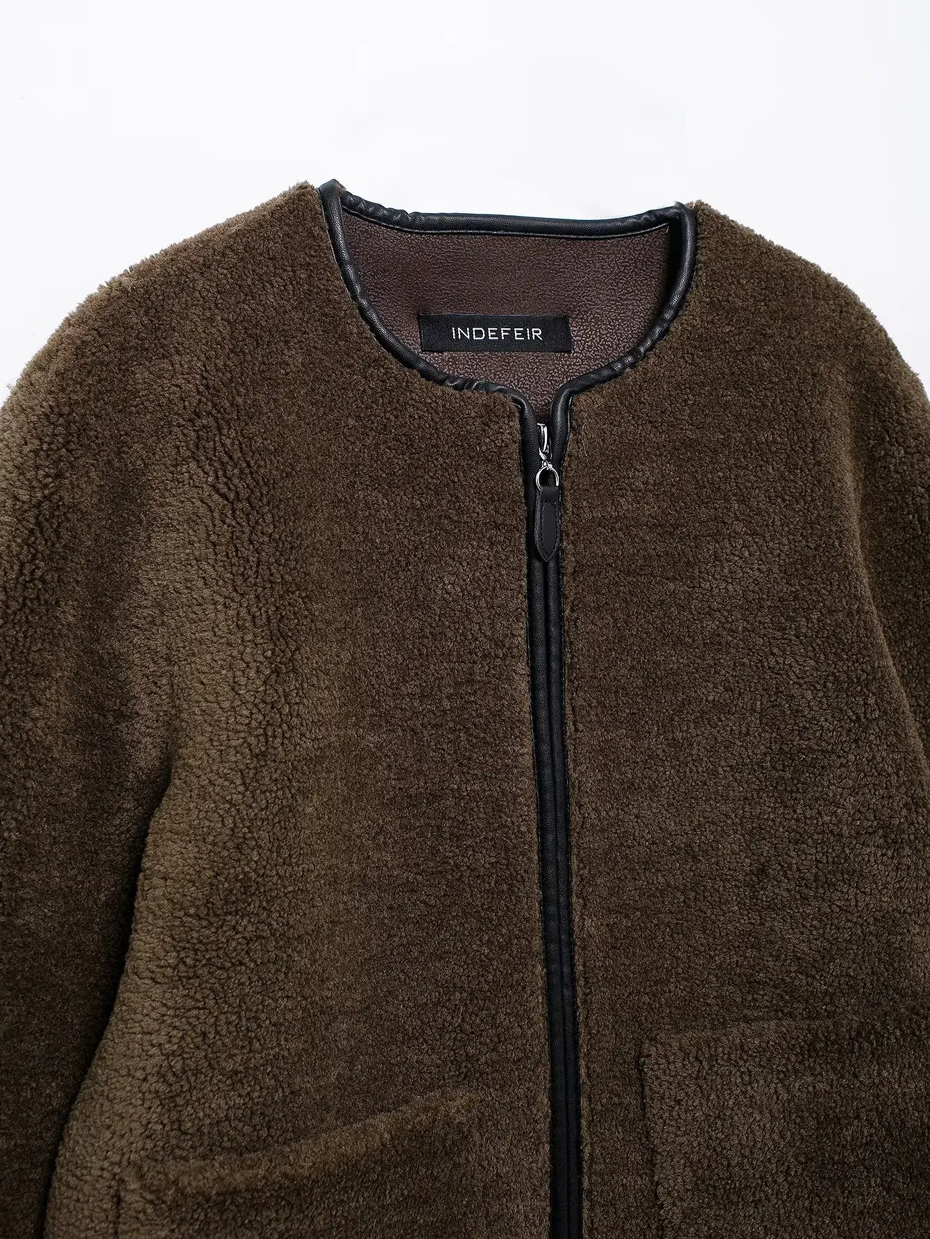 Bombers Jackets Women's Coat With Zipper Long Sleeve Outwear 2024 inszart Solid Casual Loose With Pocket Elegant Woman Jackets
