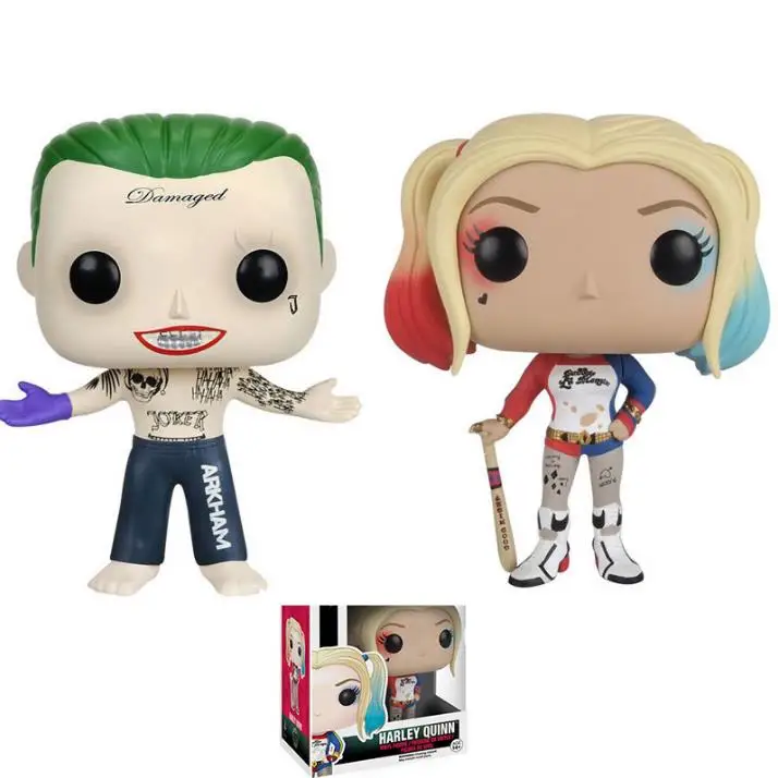 Funko POP DC Comics Batman Suicide Squad Harley Quinn 97# Dolls The Joker 96# Action Toy Figures Model Toys Collection | Игрушки и хобби