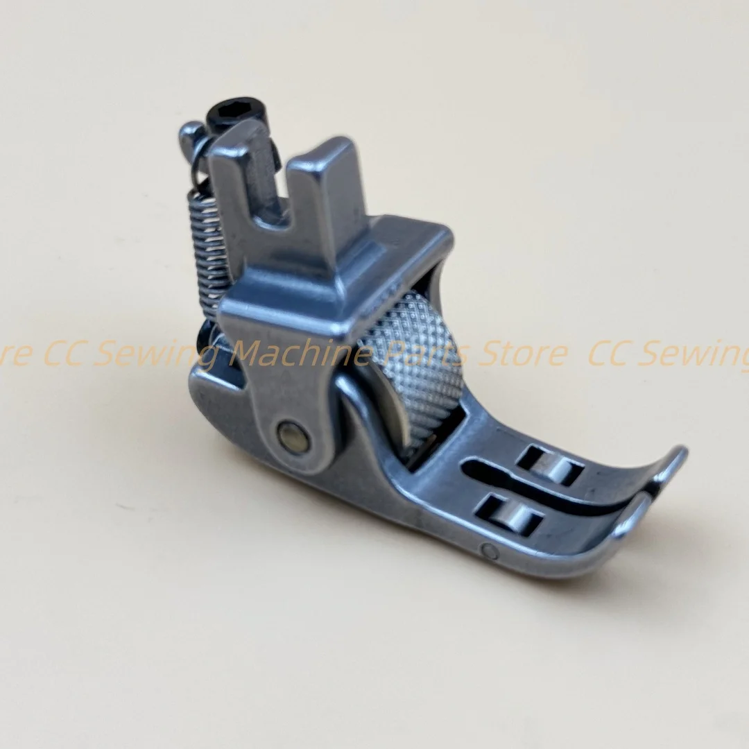 산업용 재봉틀 용 3 개의 바퀴 두꺼운 롤러 노루발 가죽 커튼 소파 용 다기능 휠 노루발