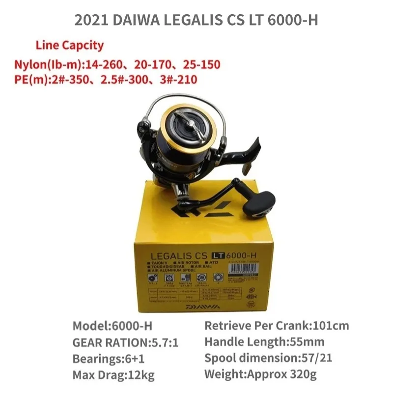 2021 DAIWA LEGALIS CS LT 1000-XH 2000 2500 3000-C 4000-C 5000-CXH