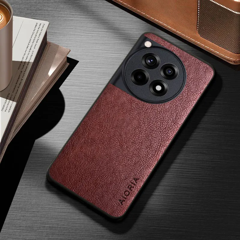 Leather Business Case – Solid Color, Durable, and Elegant Cover