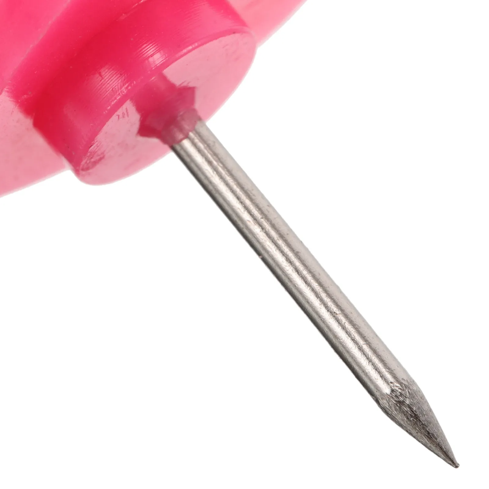 100Pcs 사진 벽 장식을위한 핑크 하트 모양의 압정 못 로맨틱 러브 하트 푸시 핀 게시판 코르크 보드 기숙사 사무실