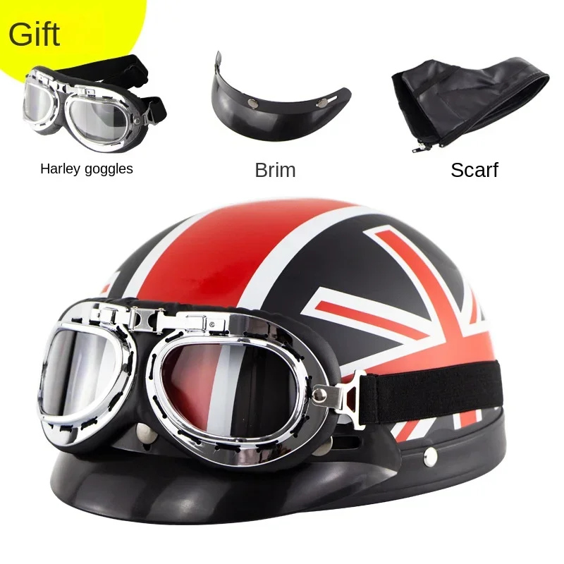 

Motorcycle Helmet Retro Motocross Motorbike Helmet Removable Helmet Men Women Motorcycle Equipments Accessories