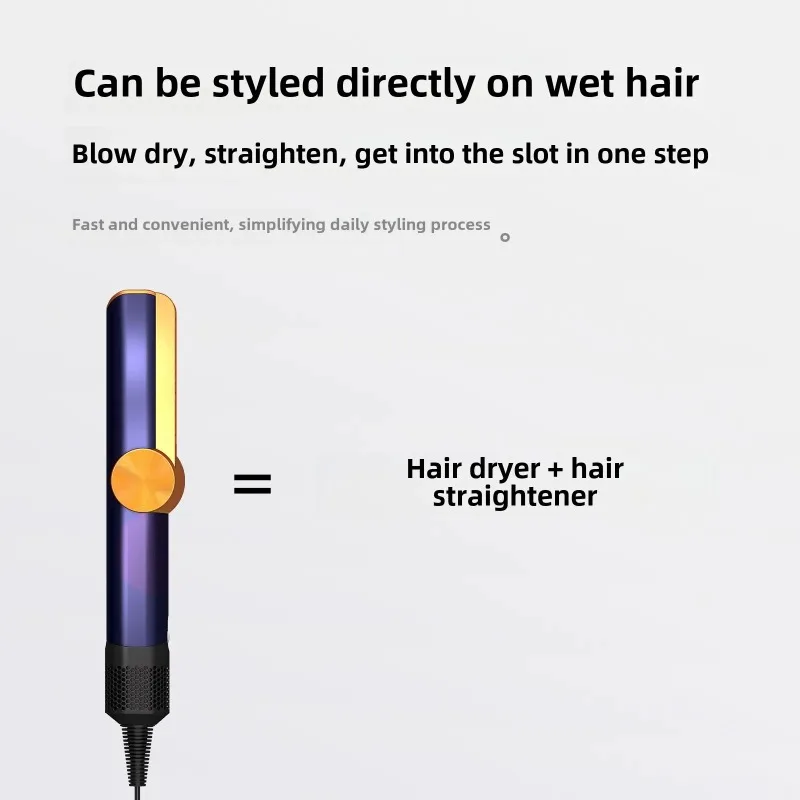 Hair Dryer Straightener Splint Straightener Hair Dryer Straightener Comb Curling Iron Escova Cabelo Escova Secadora Rotativa 2