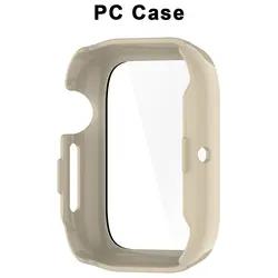 Durable TPU Protective Case for Smart Watch - Enhanced Screen Protector and Bumper Cover Accessories (PC ivory)