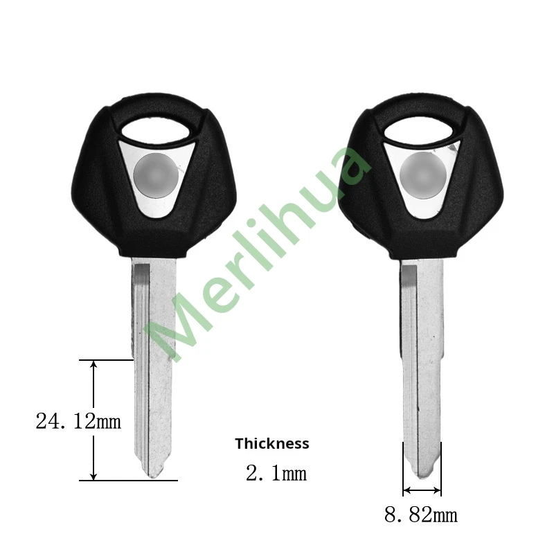 Motorcycle Emergency Key Yamaha motorcycle key, suitable for: Yamaha XJ6 FZ6 FZ1 FZ8 R1R6 MT-07 MT-09 motorcycle key embryo(Can install chips)