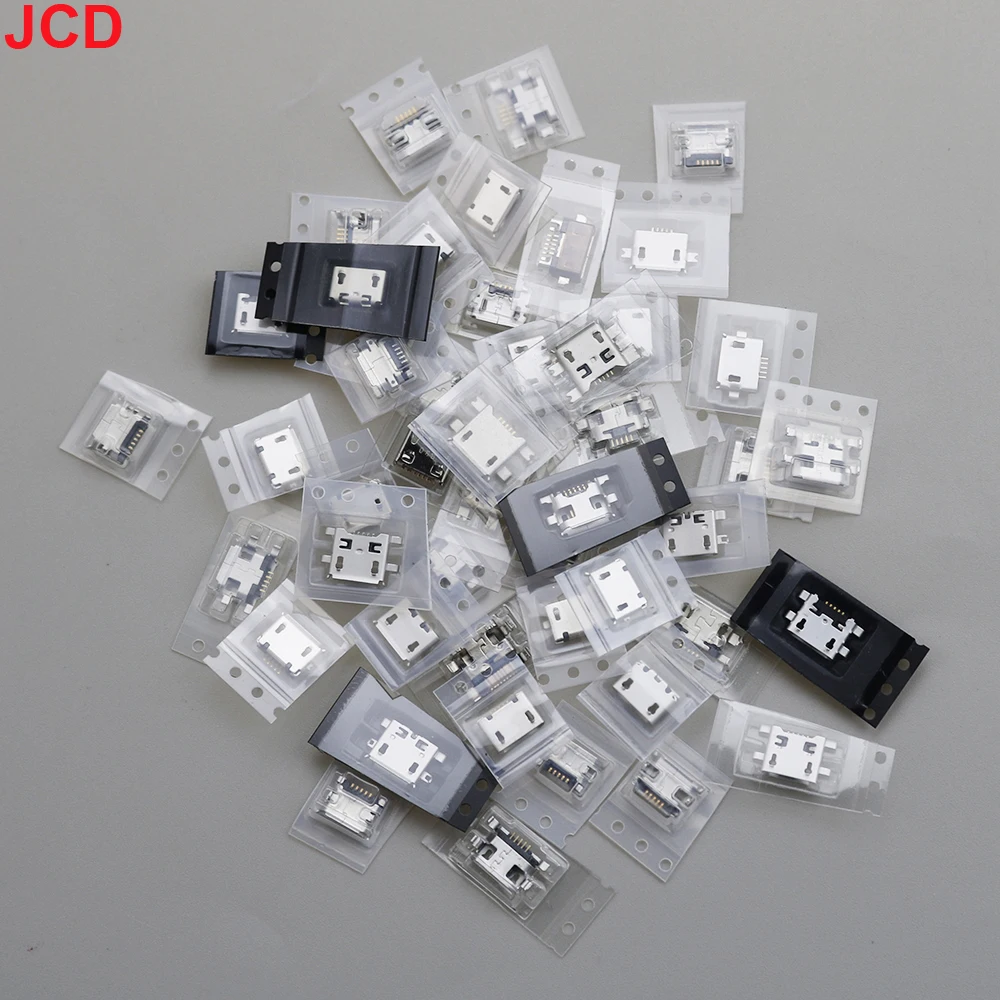 USB Charging Port Connector 50 Models 5Pin Micro USB Jack Socket for Nokia Lenovo Samsung Huawei HTC Tablet PC etc