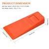 ipiip 4 Piece Buckling Wedges Felling Orange Plastic Cleaving Chainsaw Tree Cut 5