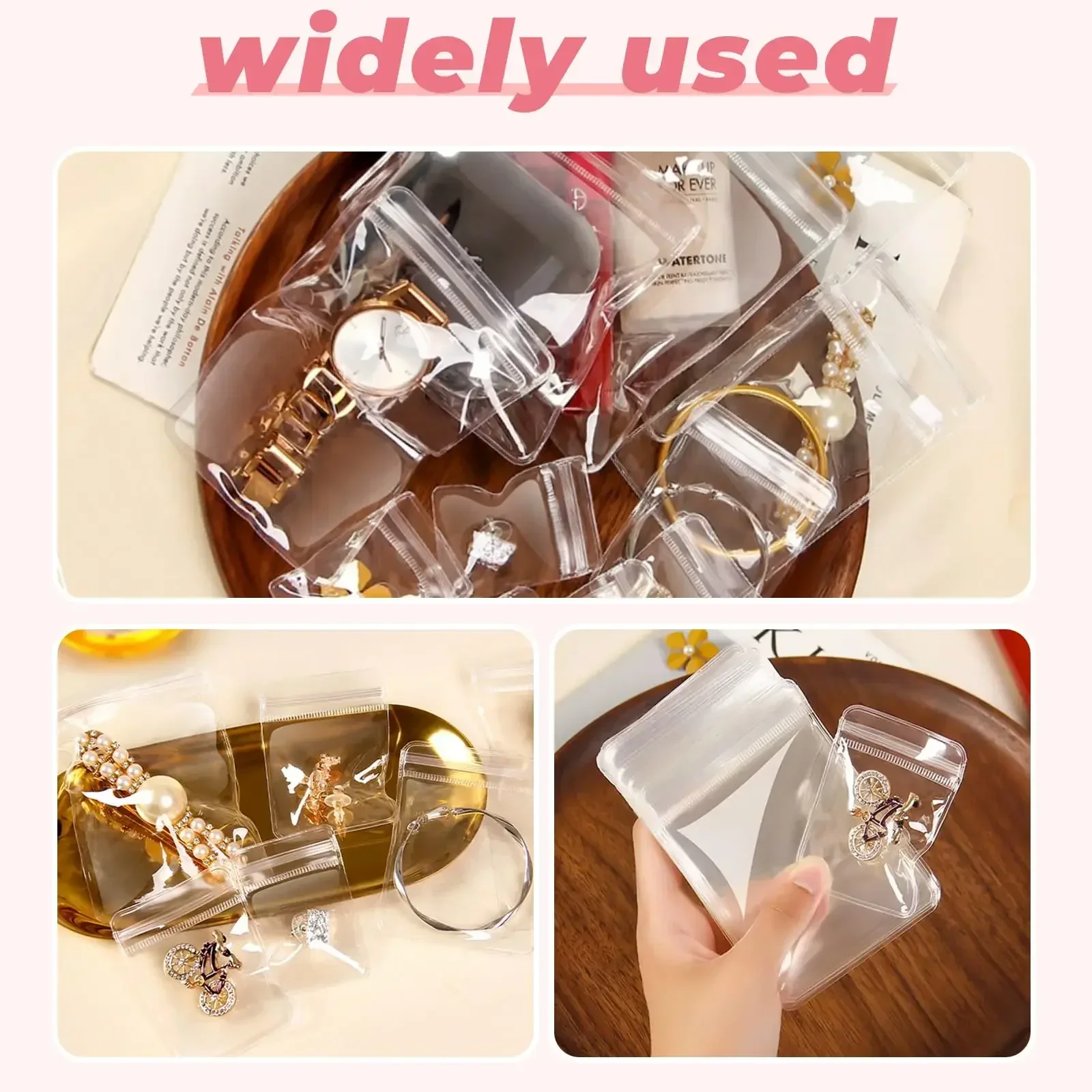 Jewelry Organizer Pouch Bags Transparent 4