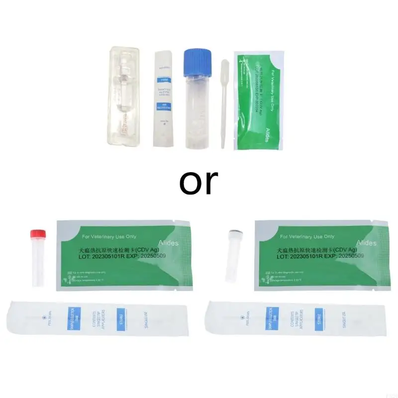 P82C 20pcs CPV CDV FPV TOXO CCV Test for Dogs or Cats Test Kits for Detecting Harmful Internal Parasites and Worm in Your Pet