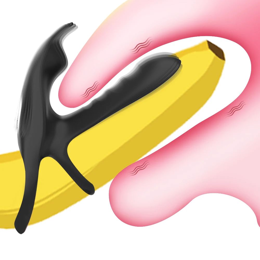 HeartCaptor Silicone Couples Vibrating Ring Dual Motor Clitoral G-Spot Stimulator - Details 14