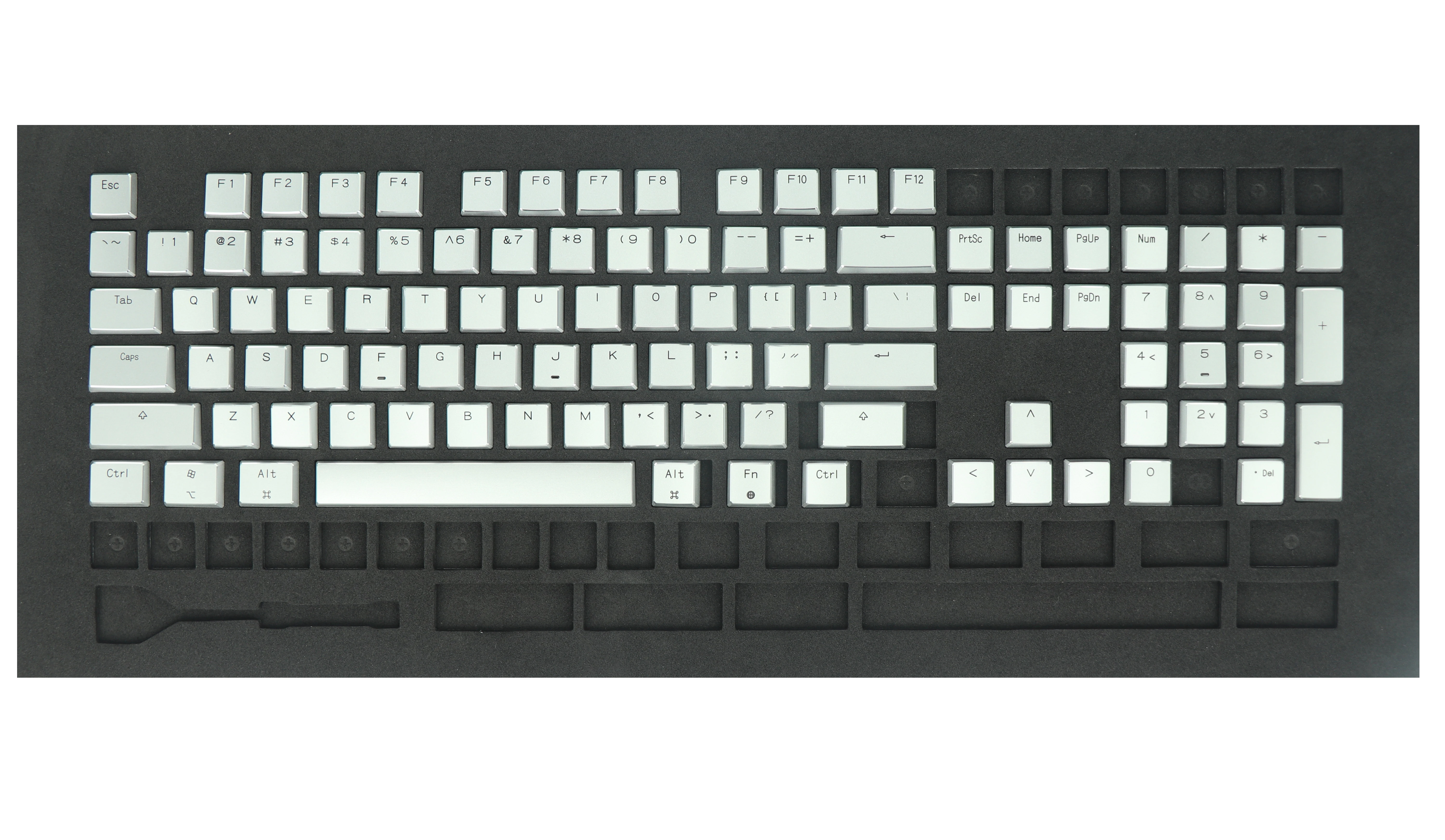 キーボード hium l keycaps black HiUM Aluminum Alloy Low Axis Keycap Custom Metal HL Transparent