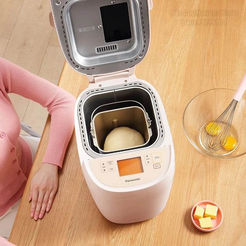 Panasonic Bread Maker SD-PY100 Pink Household Automatic Dough Kneading Fermentation Bread Machine 18 Menus Kitchen Appliances