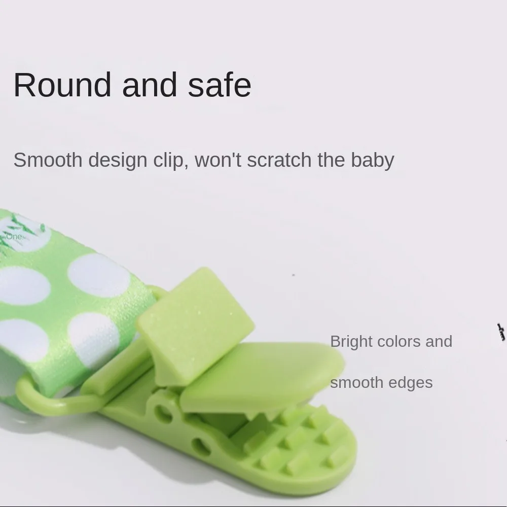 Polyester Pacifier Clips Adjustable Strap for Baby