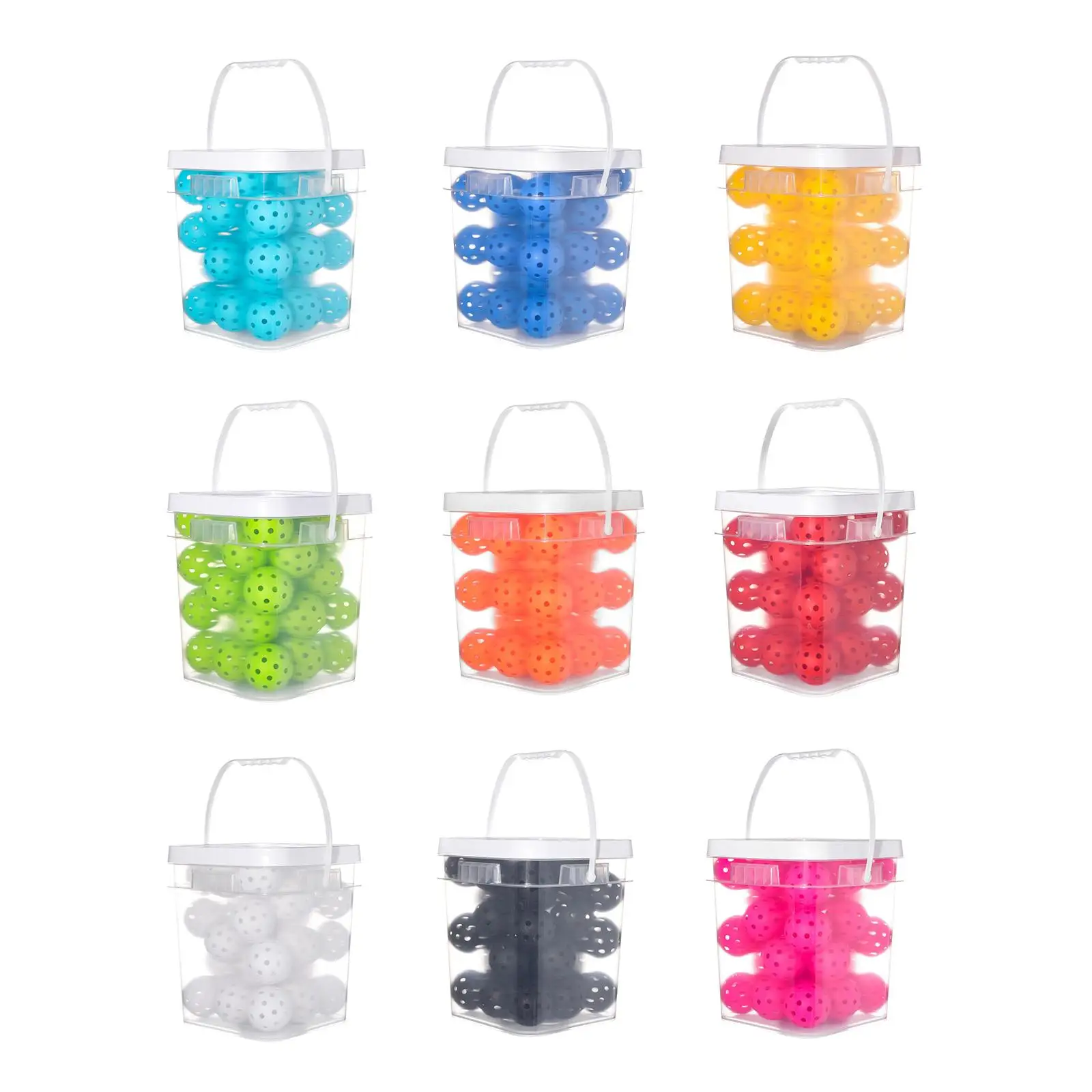 Outdoor Pickleball Balls 36 Packs Professional for Tournament Play 40 Holes Specifically Designed for Outdoor Courts