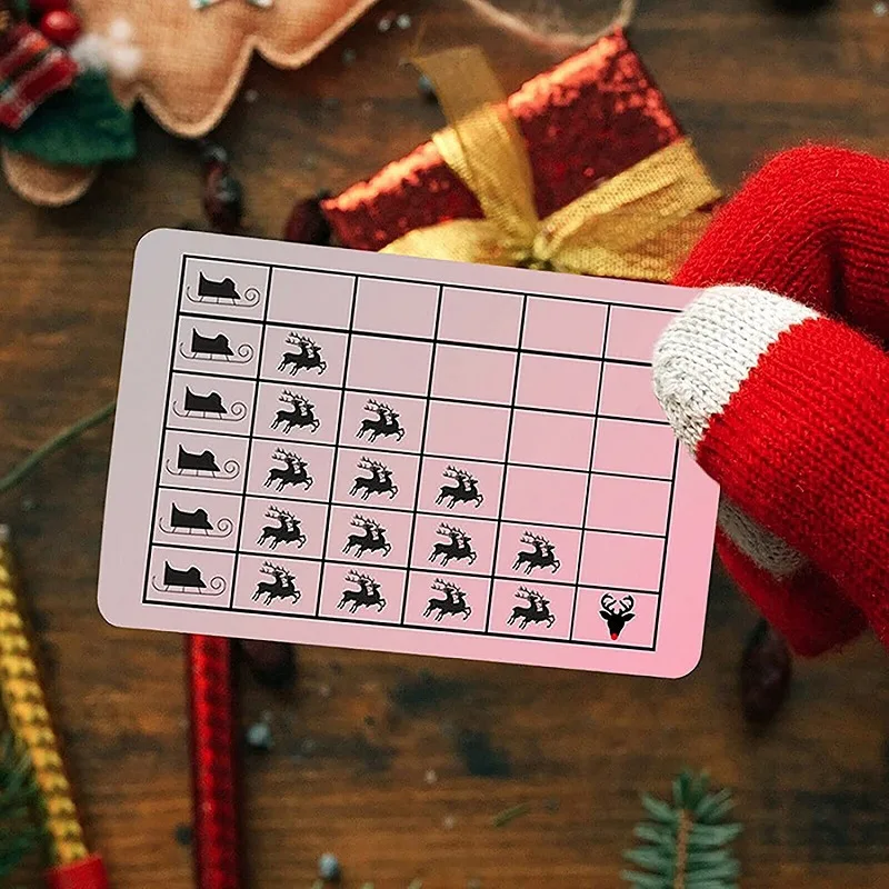 Santa Claus Flying Licence Card Christmas Eve Driving Licence Christmas Gift Children Kids Xmas Decoration