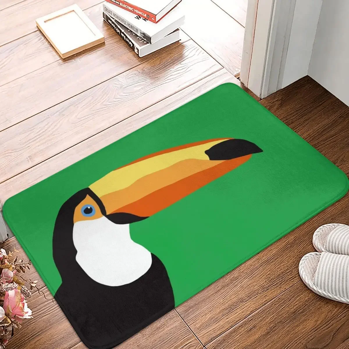 

Toucan Portrait - Toco Doormat Polyester Floor Mat Absorbent Mat Carpet Kitchen Entrance Home Rugs Mats Bedroom Non-slip Footpad