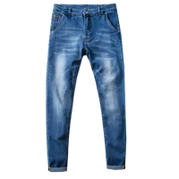 KSTUN Jeans Men Skinny Stretch Mens Jeans Fashion Slim Fit  Jeans Casual Pants Trousers Jeans 2024 Mental Jeans in Deep Blue 1